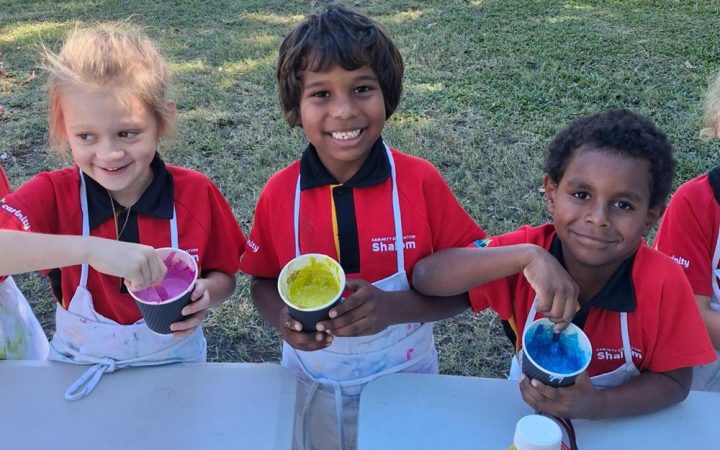 Carinity Education Shalom students enjoyed making slime as part of a science project